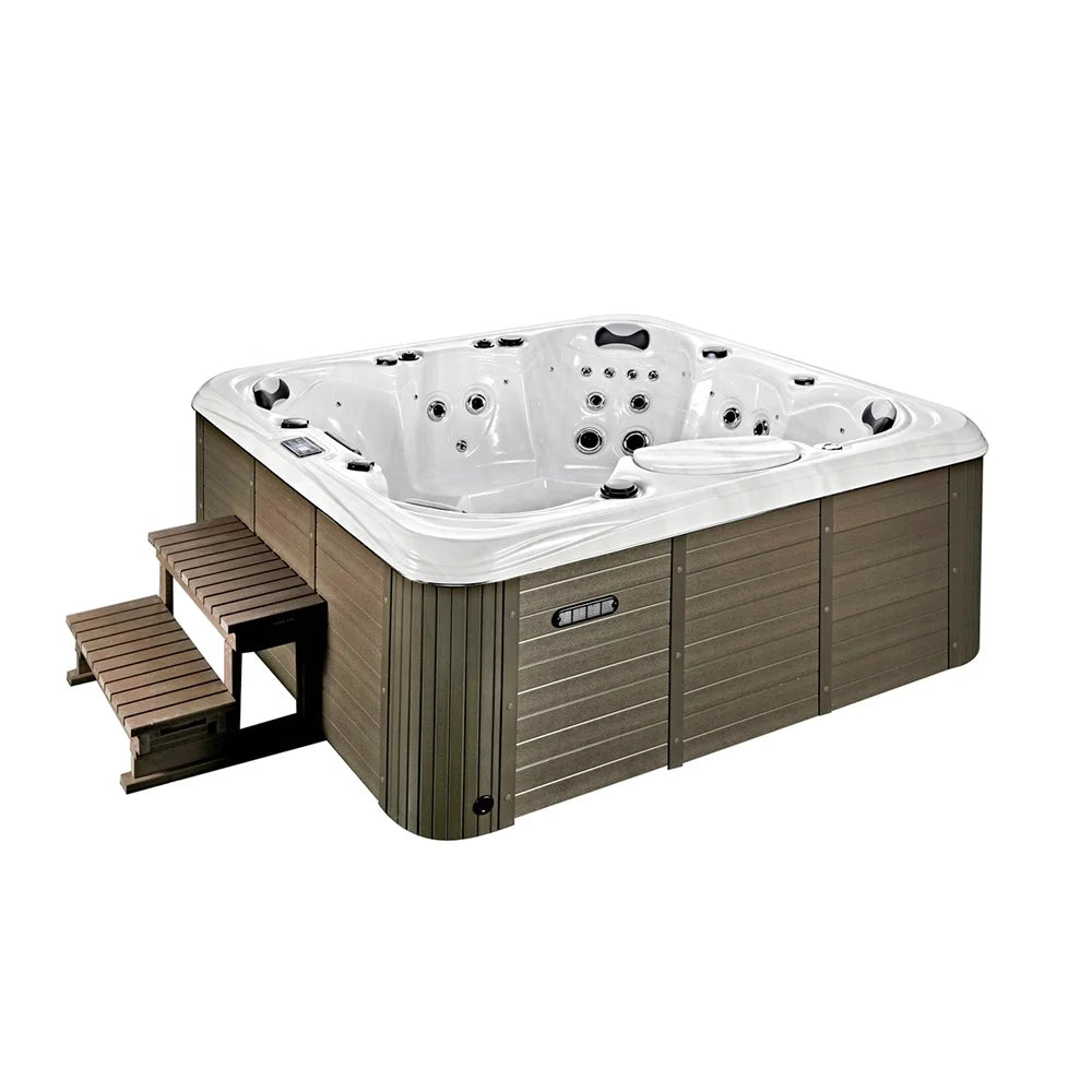 Sunrans Hot Sale Full Seat 6 Person Massage Outdoor Spa Acrylic Hot Tub With Balboa Systems