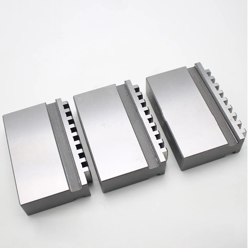 3 Jaws Chuck Soft Claws Manual Machine Tools K11-250 250mm Stainless Steel One Set