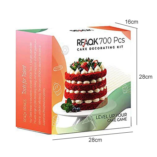 700 PCSCake Turntable Tools Cake Decorating Supplies Kit Baking Tools for Beginners Cake Making Tools MegaBDM