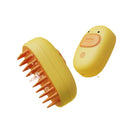 3-in-1 Self-Cleaning Silicone Pet Grooming Comb Spray Steamer Brush Dog Cat Depilator Charge Hair Removal Plastic Material