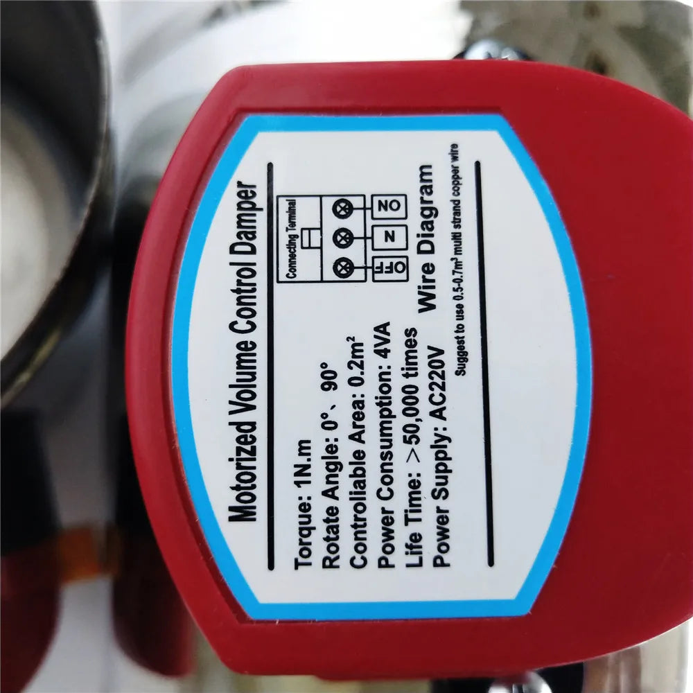 Cost-effective HVAC Electric Damper Actuator / Motor 220 Vac /24 Vdc / 12 Vdc Power Supply