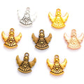 5 Colors Antique Silver Color Alloy Metal Angel Pendant Charms for Jewelry Making Diy Handmade Jewelry 14*13mm I242