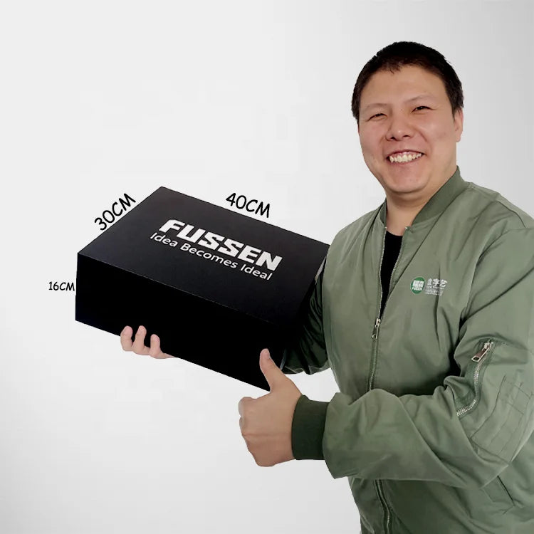 Wholesale China Wholesale Magnetic Gift Box Large Black Color logo Paper Box Clothing T-shirt Packaging