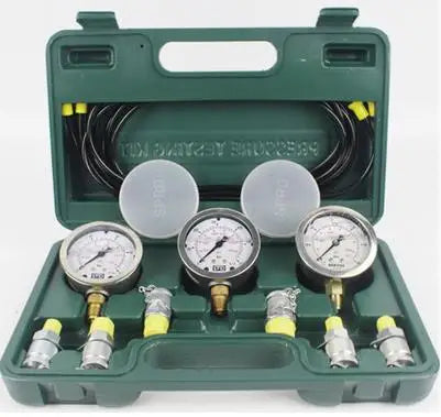 Duker Portable Hydraulic Test Tools Hydraulic Pressure Gauge Set Hydraulic test Kit Construction Machinery Parts