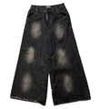 DENIMGUYS Custom Men's Loose Wide Leg Denim Trousers Man Vintage Washed Y2k Baggy Pants Jeans Men