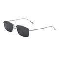 Custom Logo Men's Business Polarized Sunglasses with Retro Titanium Alloy Frame Gold or Silver-Customizable Options