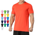 Polyester T Shirt Custom Sublimation Transfer Print Logo Tee Quick Dry Fit Tshirt Men T-shirt for