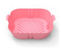 Factory Custom Reusable Square Silicone Air Fryer Baking Pan & Liner Oven Safe Bakeware