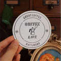 Custom Absorbent Paper Coasters Laminated Drink Coaster White Disposable Cup Coasters for Cafe or Events
