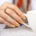 Star Glitter Real Nail Polish Stickers 2 in 1 Fast Drying Peel off Soak off Nail Wraps MegaBDM