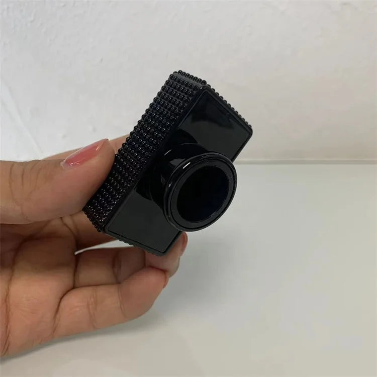 Wholesale Rectangle Black Luxury Perfume Bottle Smart Lids Plastic Acrylic Luxury Perfume Cap Press