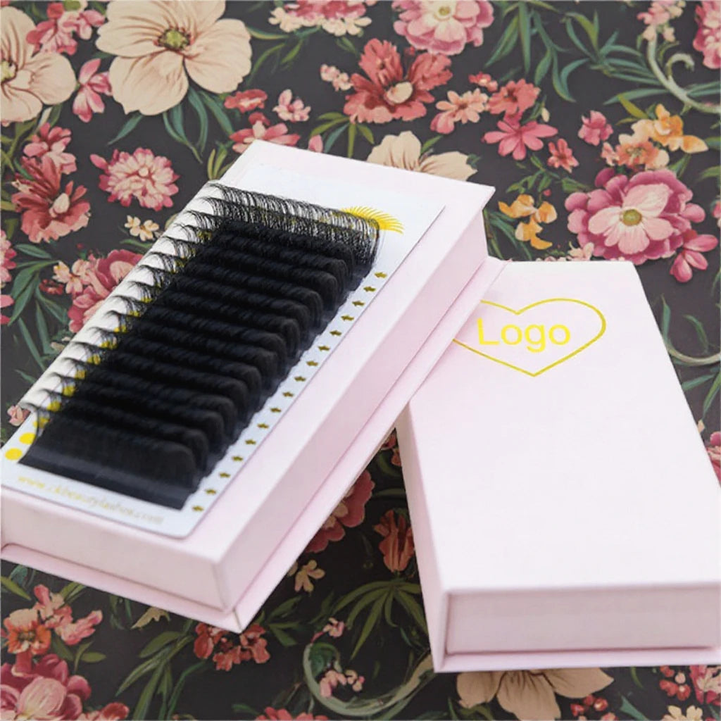 Soft Eyelash Extension Cashmere Mink 0.03 0.05 Volume Lash Individual Silk Lash Extension Supplies Velvet Volume Trays