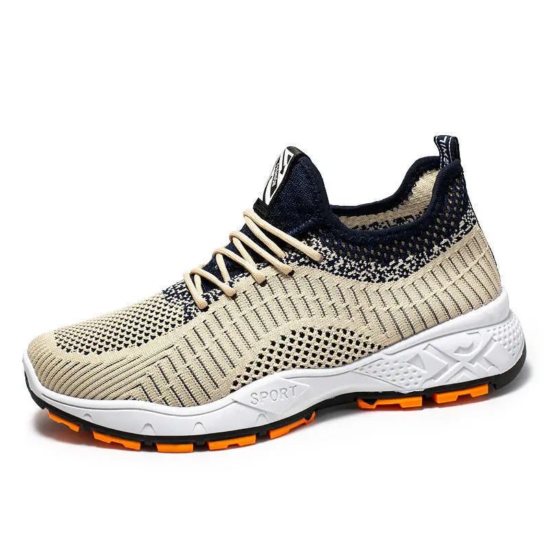 New Arrival Men's Breathable Thick-sole Wear-resistant Casual Running Shoes Soft Comfortable Anti-slip Man Casual Sneakers