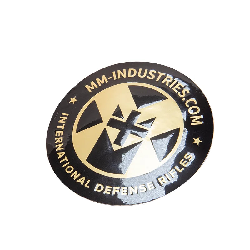 Plastic Label Stickers Manufacturers Custom  Logo Printed Round  PVC Outside Logo Sticker Waterproof Glossy Film