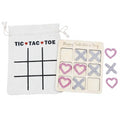 Personalized Wooden Valentine Tic Tac Toe | Custom Glitter Heart Game | Bulk Kids Classroom Gifts 2026