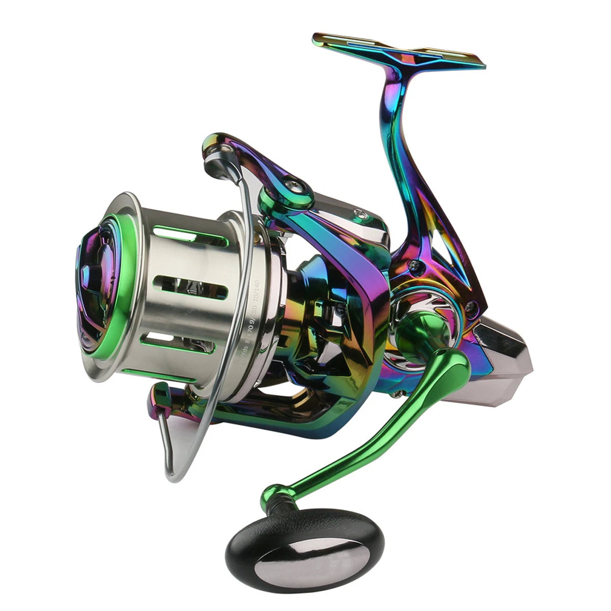 New Colorful 4.8:1 Metal 8000 10000 12000 Saltwater 18+1BB Sea Jigging Fishing Spinning Reel