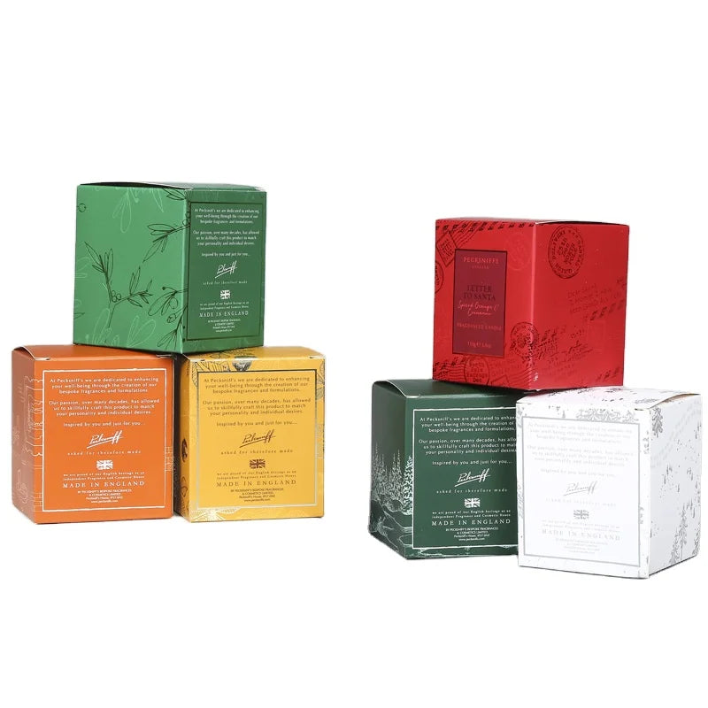Luxury Eco-Friendly Custom Logo Cardboard Tealight Candle Jar Packaging Box Beautiful Scented Delicate Appearance Made Paper