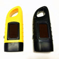 Cheap  Mini ABS Emergency Hand Crank and Solar Dynamo Charging 3 LED Flashlight