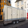OEM/ODM Portable Toilet Moving House Construction Site Chemical Toilet Bowl Folding Mobile Restroom Trailer
