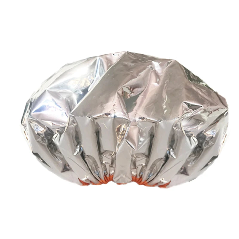 2025 Hot Sales 35cm Aluminum Foil Shower Cap Thicken Disposable
