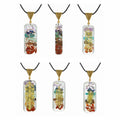 Healing Energy Crystal Pendant Reiki Healing Orgone Stones Necklace Generator Emotional Body Purification Pendant