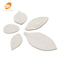 AK 5pcs Sugarpaste Leaves Flower Silicone Veining Molds Veiner Fondant Floral Making Tools Set for Decorating Cakes Art Tools