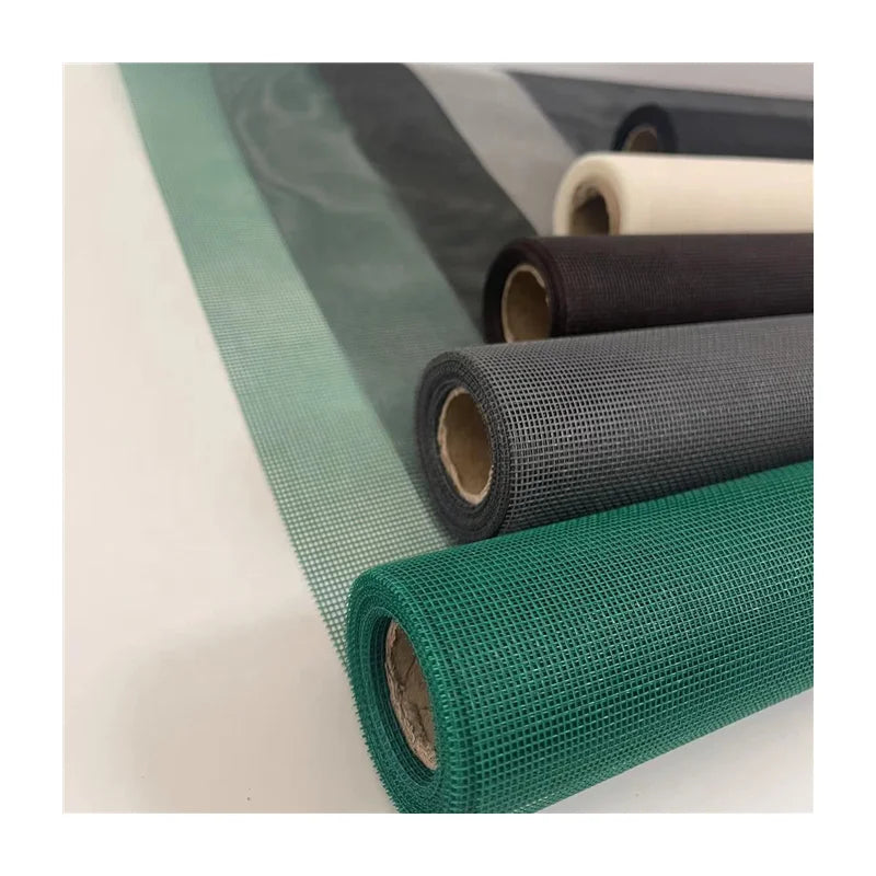 JINDI best quality grey fiberglass mosquito protection screen fiberglass screening mosquito mesh gray roll