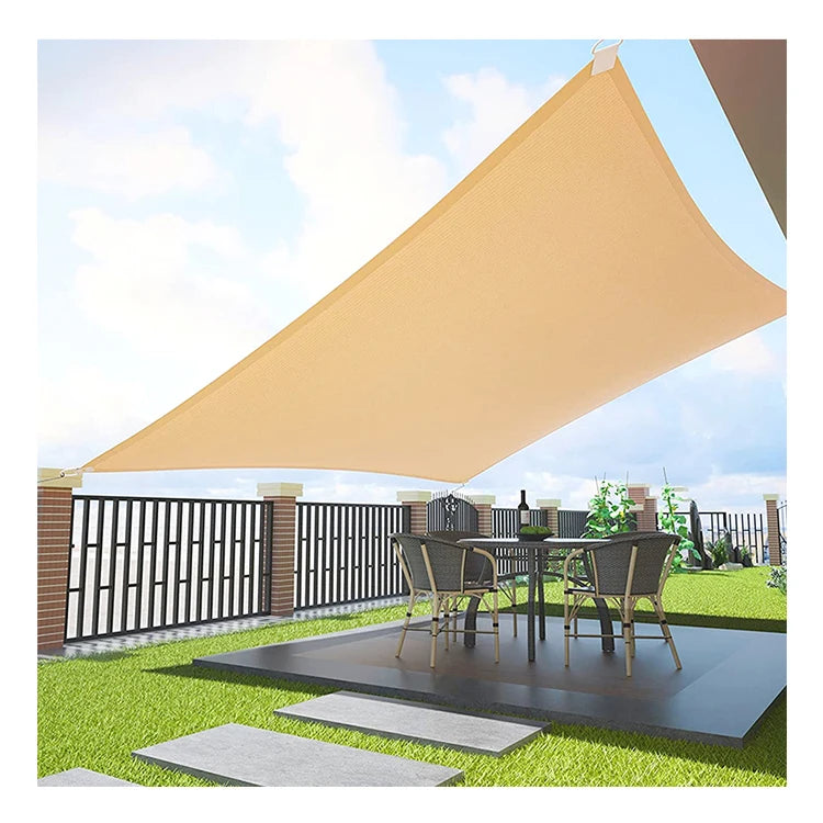 Hdpe Wholesale Outdoor Backyard Garden Lawn Sun Sail Outdoor Playground Sun Shade Sail
