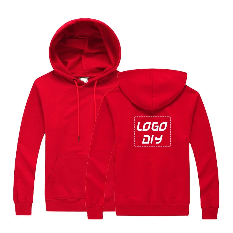 Custom Men Hoodie Set Cotton Polyester Long Sleeve Sweatshirts Men's Oversize Pullover Hoodies