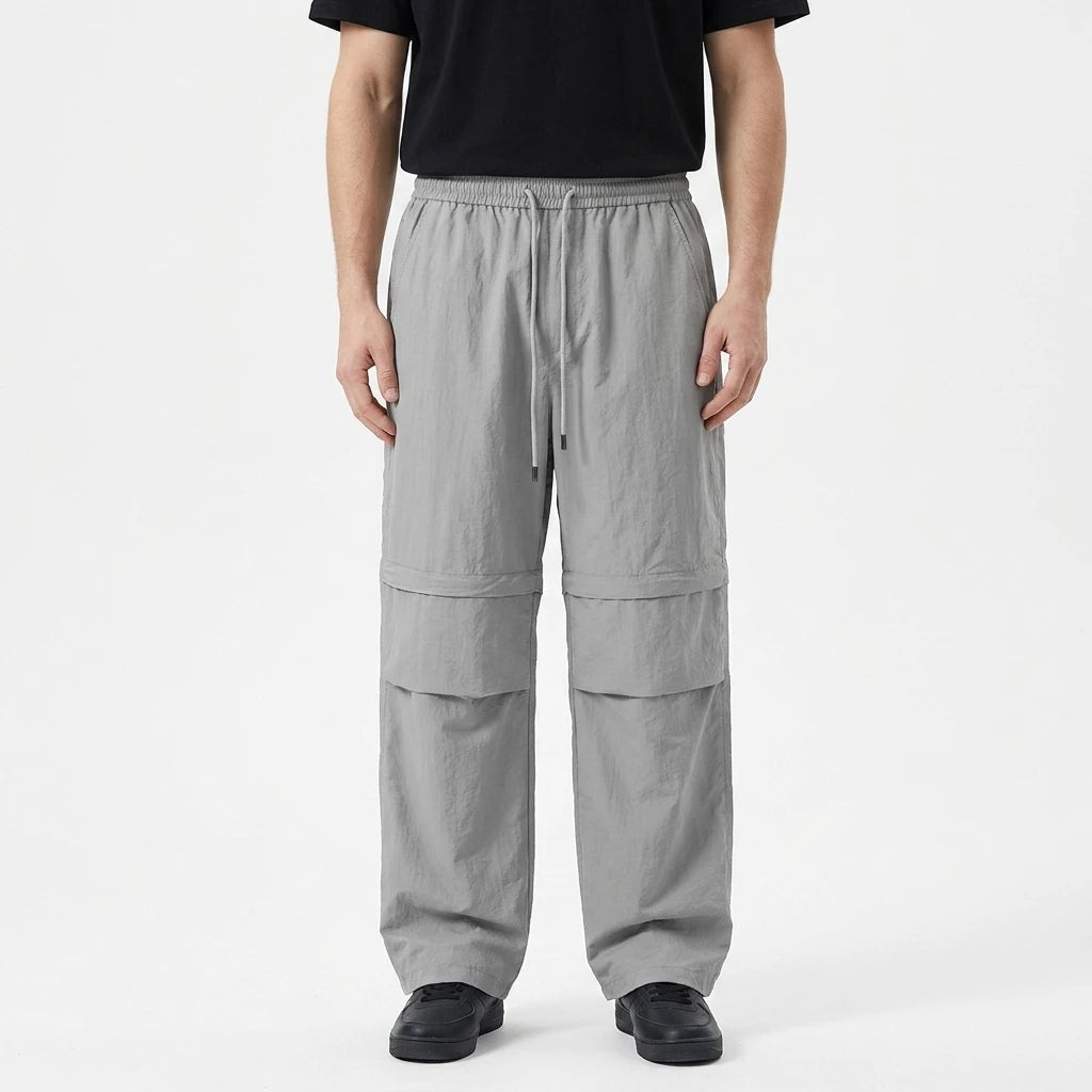 Wholesale Casual Pants Men's Fashion Loose Straight Wide Leg Pants Men Streetwear Hip-hop Pocket Cargo Men's Pants