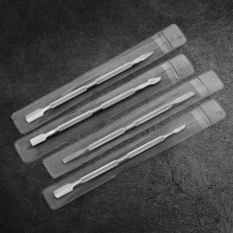OEM Accepted Nail Supplies Stainless Steel Nail Tools Dead Skin Push Nail Cuticle Pusher