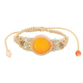 Custom Bohemian Ethnic Macrame Wrap Bracelet for Ladies Retro Wax Rope Knotted Macrame Braided Bracelet Fashion Wrap Bracelets