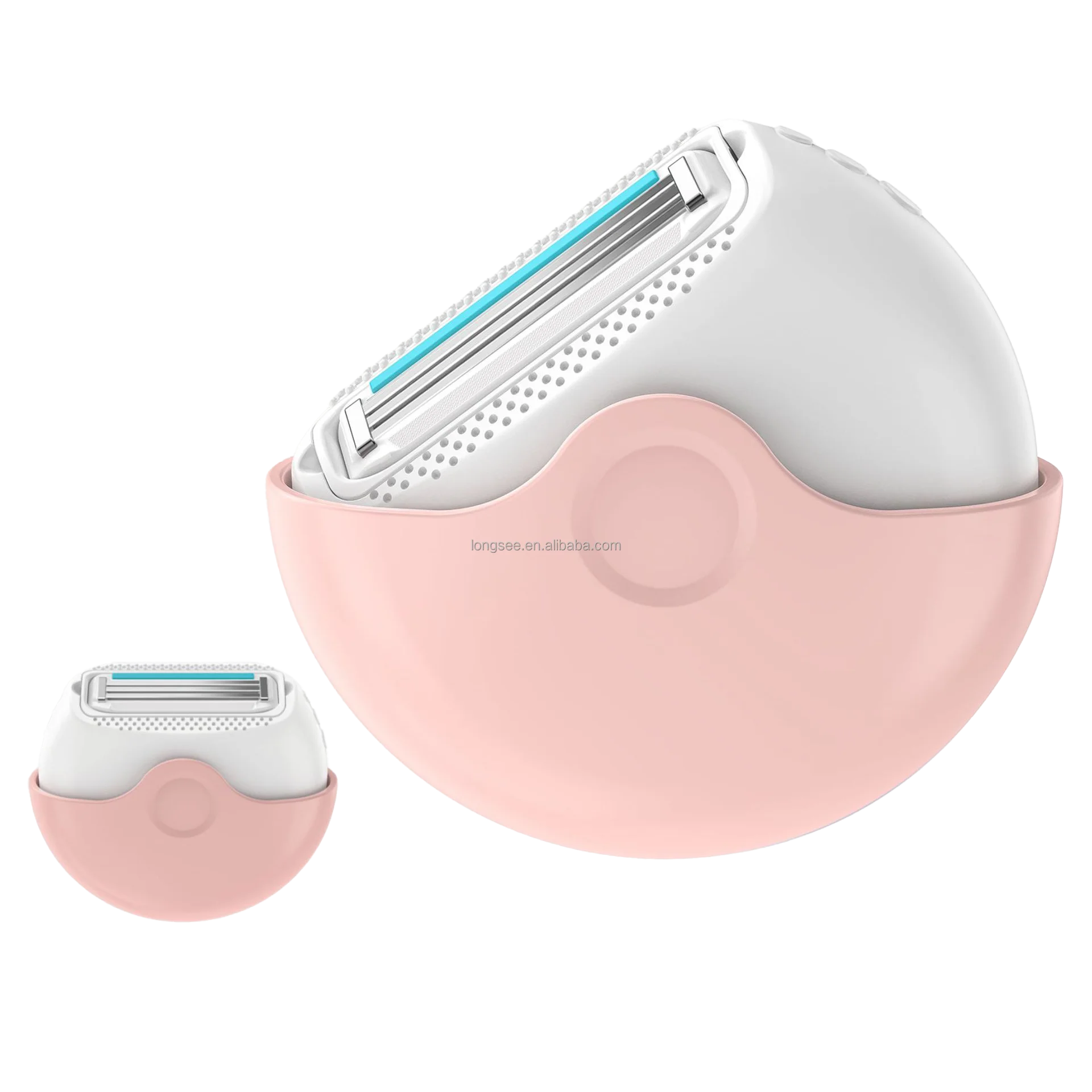 Round Screw Cap Cute razor for Men and Women Private Parts Arm Legs Convenient Manual Shaver Whole Body Bikini Hair Remover