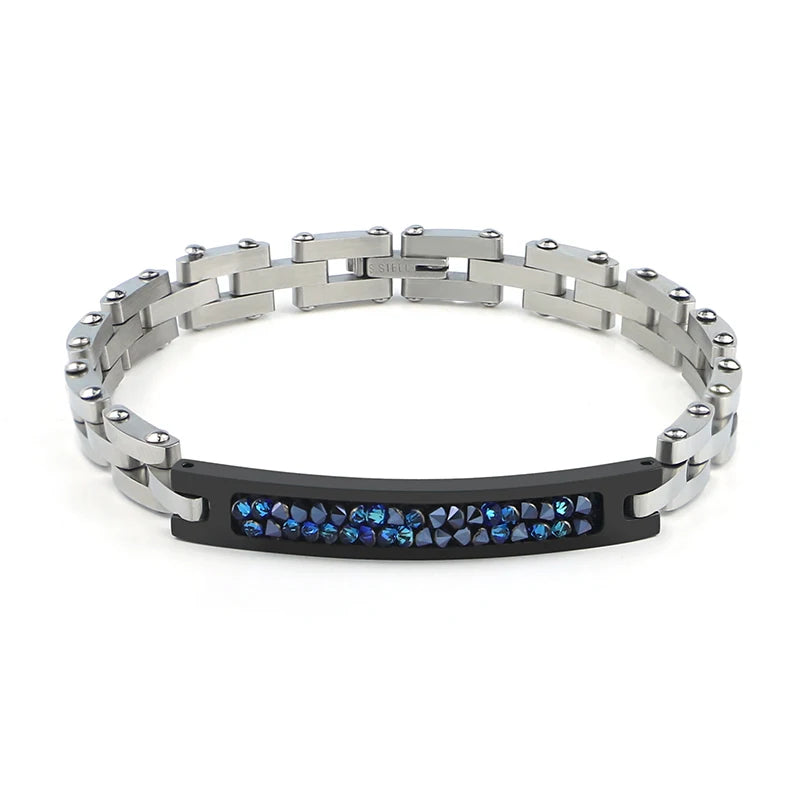 Custom Logo 316 Stainless Steel Bracelet Men Women Watch Strap Link Chain Bracelet Chain Couple Jewelry Bracelets