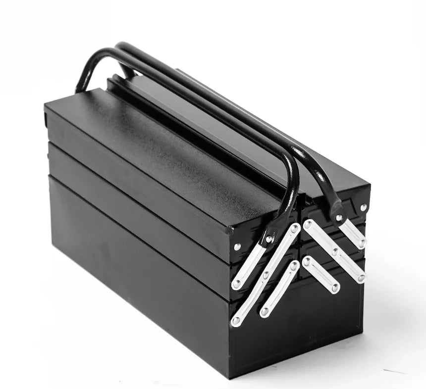 CE Certified JMST JS-209 Strong Durable 3-Layer Heavy Duty Iron Powder Coat Multi-Purpose Storage Tool Chest Double Handle Tool