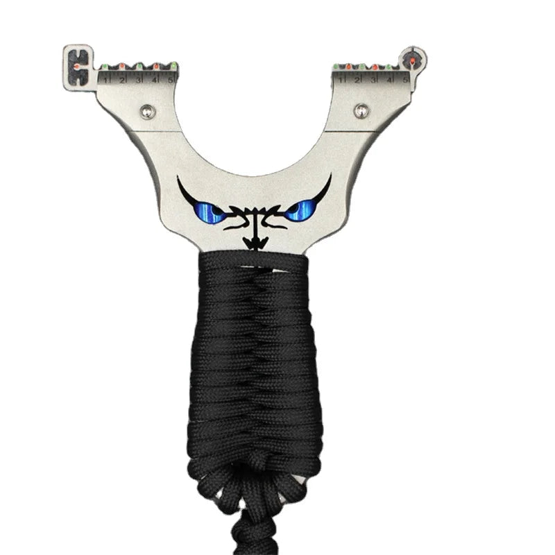 Quick Press Hunting Slingshot Outdoor Precision Stainless Steel Shooting Slingshot Catapult
