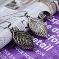 LK10005 Fashion Rhinestones Leaf Pendant Necklace Women Long Chain Necklace European and American Jewelry
