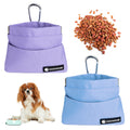 Purple Mini Hand Pouch with Built-In Poop Bag Dispenser Customizable Logo Dog Treat Pouch Pet Training Supplies Accessories