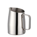 Oblique Mouth Pull Flower Cup Stainless Steel Espresso Coffee Pitcher Milk Frothing Jug