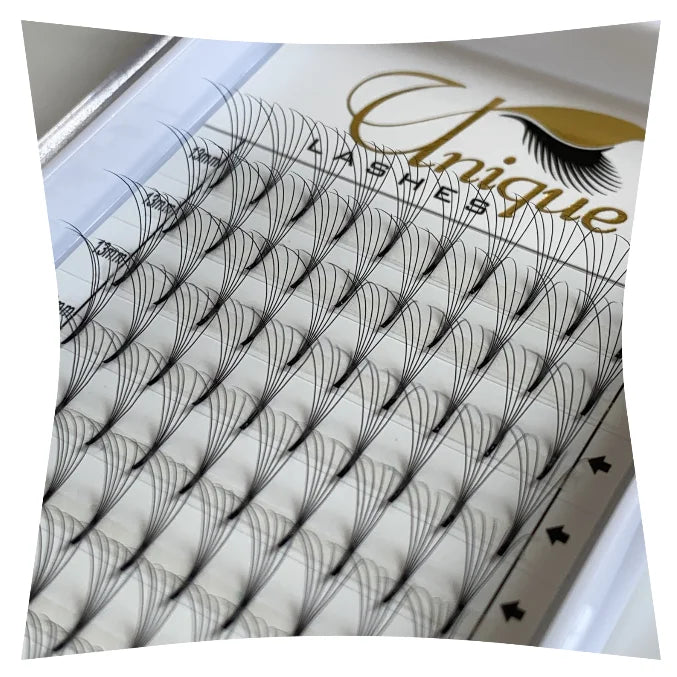 Short Stem Promade Eye Lashes 3d 4d 5d 6d Premade Volume Fans Soft Eyelash Extension Pre Made Fans