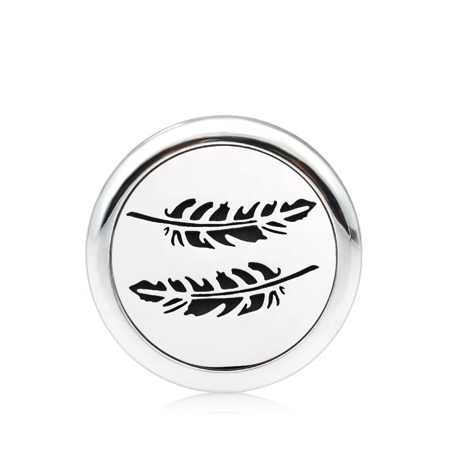 New Arrival Leaf Oil Aromatherapy Diffuser Locket Pendant