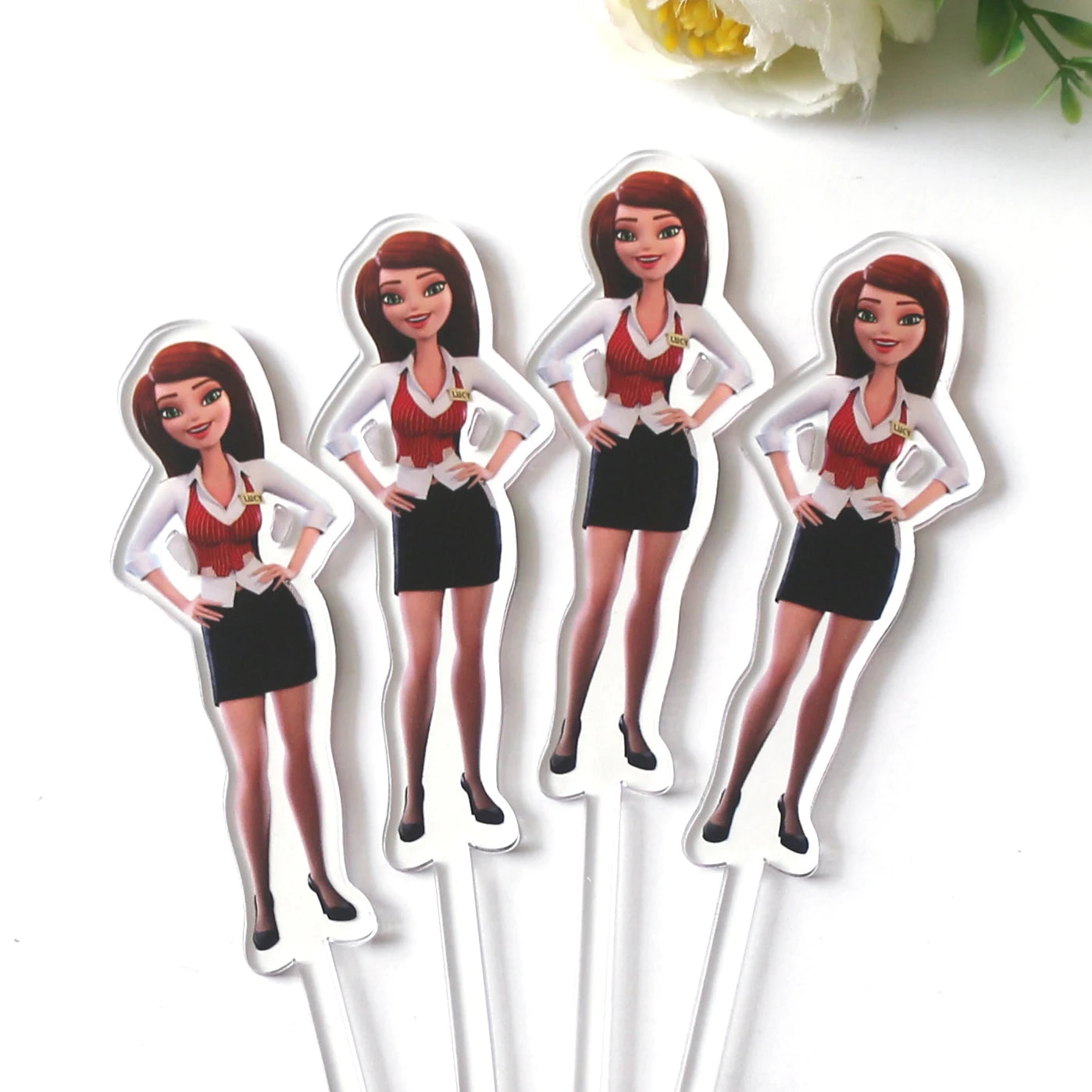 Custom Shape Stirring Acrylic Wedding Advertising Business Stir Sticks for Drinks Customized Stir Sticks