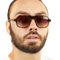 2026 Design New Style Thick Frame Clear Sunglasses Women Personalized Retro Driving Round Sunglasses Men Wholesale