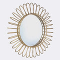 62cm Wholesale 2025 Modern Creative Decorative Gold Hanging Mirror Wall Decor Art Glass Dropshipping Product