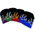 Baggy Slouchy Winter Knit Slouchy Rock Punk Ski Hat Fire Flame Beanie