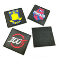 Custom 3d logo Silicone Rubber Pvc Sewing Tactical Patch Large Cartoon Label for Caps Shoe Shirt with Hook & Loop Backside