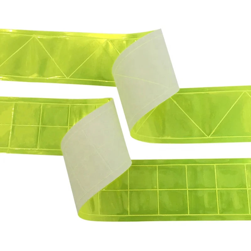 Hi Vis Prismatic Reflective Sheet Tape Orafol GP801 Yellow White PVC for Clothing EN ISO 20471:2013 Certified