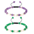4mm Adjustable Stainless Steel Spacer Freshwater Pearl Natural Stone Beads Bracelets for Women
