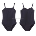 AM000048 Professional  Black Elastic Dancing Camisole Ballet Leotard Kids Gymnastics Leotards for Girls Bodysuit