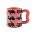 Wholesale Ins Handmade Large Month Customised Coffee Afternoon Tea Retro Stoneware Mug Ceramic Cup